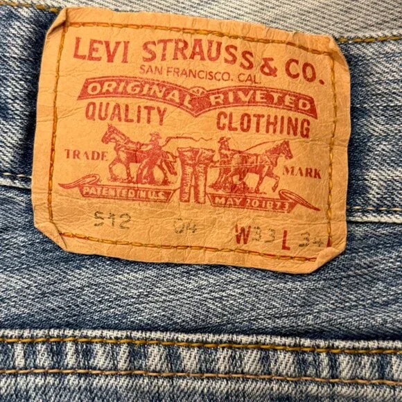 Levi’s 512 Bootcut Jeans – Men’s Size 33x34 - Picture 3 of 3